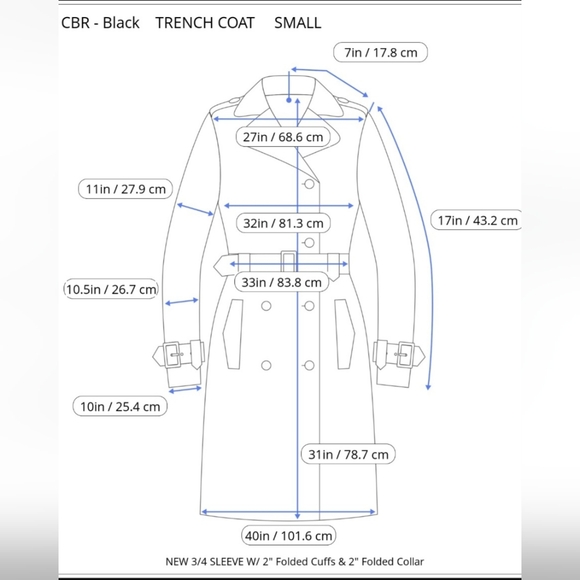 Women's SM Open Long Trench Pea Coat BLK Faux Leather JKT Lightweight Lined NEW - Picture 2 of 16